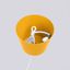Pendant lamp BILO yellow thumbnail 6