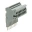 Modular TOPJOB®S connector modular for jumper contact slot gray thumbnail 1