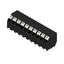 Printed circuit board terminals, 5.00 mm, Number of poles: 10, 135°, Solder pin length (l): 3.5 mm, black, PUSH IN with actuator, Clamping range, max. : 1.5 mm², Tube thumbnail 4