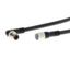 Cable with connectors on both cable ends, M8 straight socket (female), XS3W5021F thumbnail 1