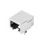 PCB plug-in connector, RJ45 jacks, Cat. 5 , SMD solder connection, 90°, Latch option: bottom, Shield tabs: none, 30...80 µ" Ni / ≥ 30 µ" Au , LED: No, Number of poles: 8, Tape thumbnail 2
