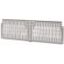XTPPCUV3-H275W1000 Partition, ventilated, for power feeder, HxW=275x1000mm thumbnail 1