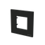 Frame 1-gang / 2-modules - IP44 - Matt Black thumbnail 2