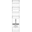FD17KH1 Meter panel , 1050 mm x 250 mm (HxW), Rows: 2 thumbnail 21