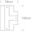 WHITE COVER FOR T CONNECTOR 41016A thumbnail 2
