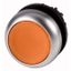 M22-DL-A Illuminated pushbutton actuator, RMQ-Titan, Flush, momentary, orange, Blank, Bezel: titanium thumbnail 1