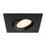 UNIVERSAL DOWNLIGHT cover, for downlight IP20, pivoting, square, black thumbnail 2