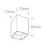 BLACK 12W IP20 45deg 230V DARK LIGHT thumbnail 2