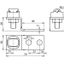 Z-shaped end piece St/tZn with 3 boreholes D 11mm with 1 KS connector thumbnail 2