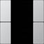 Push button KNX Cover kit-2, complete, alum. thumbnail 2