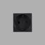 SCHUKO SOCKET MODULE / TYPE F / 45 MM / BLACK thumbnail 2