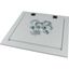 XSPTA1208 Top plate, for arc protection, for WxD=1200x800mm, IP40, grey thumbnail 2