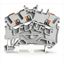 3-conductor through terminal block with push-button 2.5 mm² black thumbnail 1
