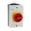T3-3-15680/I2/SVB Main switch, T3, 32 A, surface mounting, 3 contact unit(s), 3 pole + N, 1 N/O, 1 N/C, Emergency switching off function, With red rotary handle and yel thumbnail 52