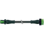 MQ12 male 0° / MQ12 female 0° A-cod. PUR 4x0.34 bk 0.3m PU = 50 thumbnail 2