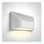 WHITE WALL LIGHT 6W CCTV IP65 230V thumbnail 1