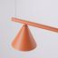 Chandelier NOX 4L red ochre thumbnail 7
