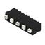 Printed circuit board terminals, 7.62 mm, Number of poles: 5, 90°, Solder pin length (l): 1.5 mm, black, PUSH IN with actuator, Clamping range, max. : 1.5 mm², Tube thumbnail 3