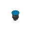 Illuminated blue mushroom pushbutton thumbnail 2