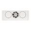 Roof fan-unit with 1 fan and thermostat, 19", 4U, RAL7035 thumbnail 3