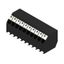 Printed circuit board terminals, 3.50 mm, Number of poles: 10, 135°, black, PUSH IN with actuator, Clamping range, max. : 1.5 mm², Tape thumbnail 4