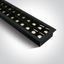 BLACK RECESSED 96pcs SPOTS UGR17 40W WW 1300mm 34deg 230V DARK LIGHT thumbnail 1
