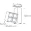 WHITE TRACK LIGHT 15W WW IP20 230V thumbnail 2