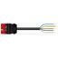 pre-assembled connecting cable;Eca;Socket/open-ended;red thumbnail 4