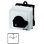 T0-2-15422/IVS Changeoverswitches, T0, 20 A, service distribution board mounting, 2 contact unit(s), Contacts: 4, 45 °, maintained, With 0 (Off) position, 2-0-1, Des thumbnail 1