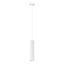 HANGING LAMP WITH ADJUSTMENT, CYLINDRICAL CARBON SHADE FOR A MODERN LIVING ROOM thumbnail 1