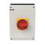 P3 Main switch, 80 A,Surface mounting, 4 pole, Form I5/SVB, Red, Door  thumbnail 3