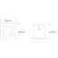 BLACK RECESSED 3W WW IP20 230V DARK LIGHT thumbnail 2