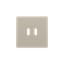 Finishing set for dual smart USB-C charger, champagne coated thumbnail 2