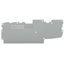 End and intermediate plate 1 mm thick gray thumbnail 1