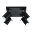 CEILING LAMP RING 4 BLACK GU10 4X40W IP20 thumbnail 1