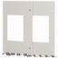 XMIX16W0802C Front cover, 2x IZMX16, withdrawable unit, W=800mm thumbnail 1