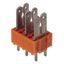Printed circuit board terminals, 5.00 mm, Number of poles: 17, 180°, Solder pin length (l): 3.5 mm, tinned, orange, Flat-blade connection, Box thumbnail 1