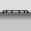 CEILING LAMP MERIDA 6L BLACK GU10 6X40W IP20 thumbnail 8