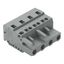 1-conductor female connector CAGE CLAMP® 2.5 mm² gray thumbnail 1