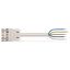 pre-assembled connecting cable;Eca;Plug/open-ended;white thumbnail 5