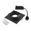 NEW TRIA® 75 XL, recessed ceiling light, square, max. 10W , GU10, black thumbnail 2