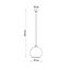 HANGING LAMP BALL GREEN E27 1X60W IP20 thumbnail 7