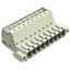 1-conductor male connector Push-in CAGE CLAMP® 10 mm² light gray thumbnail 1