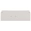End and intermediate plate 2.5 mm thick light gray thumbnail 1