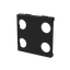 Cover plate - KNX 2/4-gang sensors - 2M - Matt Black thumbnail 2