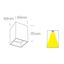 BLACK GU10 10W DARK LIGHT SQUARE thumbnail 2