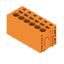 Printed circuit board terminals, 5.00 mm, Number of poles: 6, 180°, Solder pin length (l): 3.5 mm, tinned, orange, PUSH IN without actuator, Clamping range, max. : 2.5 mm², Box thumbnail 4