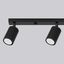 BLACK CARBON CEILING LAMP OBLONG STRIP WITH 4 MOVABLE GU10 SPOTLIGHTS thumbnail 3