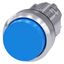 Pushbutton, 22 mm, round, metal, shiny, blue, pushbutton, raised momentary…3SU1050-0BB50-0AA0-Z Y19 thumbnail 1