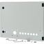 XMW1806CDV-NZM-0 Opening metal front plate for drawer, NZM, ventilated, H=450mm, IP31, grey thumbnail 3